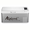 ALPICOOL 45W 18L Portable Mini Voiture Réfrigérateur Congélateur Camping Bateau Caravan Bar Mini Compresseur Réfrigérate