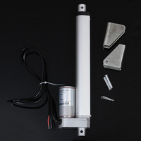 Aluminium 8 pouces 200mm 12V 1000N 225LB 12mm / s Miniature DC Electric Linear Actuator Motor