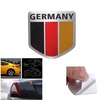 Aluminium allemagne décalcomanies insigne emblème de voiture drapeau de bouclier autocollant camion auto
