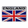 Aluminium angleterre drapeau britannique bouclier insigne emblème autocollant de voiture autocollant universel pour cami