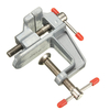 Aluminium miniature petite pince sur la table outil banc étau 