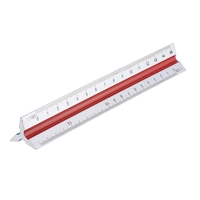 Aluminium Triangle Ruler 15cm ou 30cm Trois couleurs codées Côtés Architecte Ingénieur Angle Règle Outil de jaugeage du