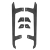 ALZRC Devil 505 FAST RC Hélicoptère Pièces En Fiber De Carbone Landing Skid 2mm