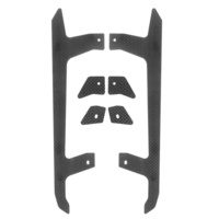 ALZRC Devil 505 FAST RC Hélicoptère Pièces En Fiber De Carbone Landing Skid 2mm