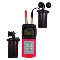 AM-4836C multifonction professionnel 3 tasses anémomètre compteur de vitesse dair température Beaufortscale directi