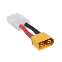 AMASS 3CM 14AWG XT60 prise mâle vers prise mâle Tamiya câble de charge en silicone pour chargeur Batterie
