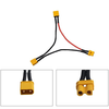 Amass XT30 Series Battery Pack Connector Adapter Cable1 Female to 2 Male 18AWG 10CM Cable for RC Lipo Battery