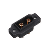AMASS XT60EW-M Plug Connecteur Mâle Plaqué Or Noir pour LiPo Batterie