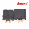 Amass XT60U 3.5mm Banana Plug Connecteur Noir Mâle et Femelle 1 Paire pour RC Lipo Batterie