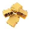 Amass XT90PW 4.5mm Plaqué Or Banana Plug Connecteur Mâle et Femelle 1 Paire