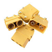 Amass XT90PW 4.5mm Plaqué Or Banana Plug Connecteur Mâle et Femelle 1 Paire