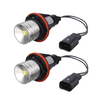 AMBOTHER 2x Led Angel Eye Halo Anneau Marqueur Lumière Ampoules 3 w 7000 K pour BMW E39 E60 E61 E64 E65 E66 E53 E83 E87