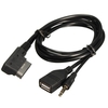 Ami cable aux audio de voiture mdi usb musique prise chargeur de 3.5 mm pour audi a3 a5 s5