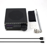 Amélioré ATS-20 + Plus ATS20 V2 SI4732 Récepteur Radio FM AM (MW & SW) SSB (LSB & USB) avec batterie + Antenne + Haut-Pa
