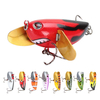 Amlucas 6cm / 12.6g 8Colors ABS Leurre de Pêche Tripler Crochet Appâts de Pêche Topwater