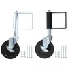 Amortisseur multifonction de roue de porte de roulette de porte dabsorption de choc de ressort de 4 / 5inch