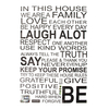Amovible Decal Vinyle Art Mural Famille Maison Salon Citation Décor Autocollant Mural