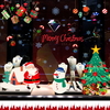 Amovible Noël Père Noël Bonhomme De Neige Stickers Muraux Fenêtre Décalque Décor À La Maison