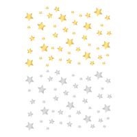 Amovible Vinyle Étoiles Mur Autocollant Fenêtre Autocollant Maison Pépinière Chambre Enfants Boutique Art Décor