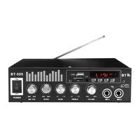 Amplificateur bluetooth pour la maison de voiture 12V 220V BT-509 avec télécommande