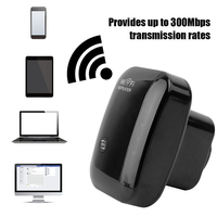 Amplificateur de portée Répéteur de route Wifi sans fil 300 Mbps Répéteur Booster 2, 4 GHz