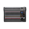 Amplificateur de mixage audio de studio professionnel de canaux audio en direct USB 12 mélangeant Bluetooth