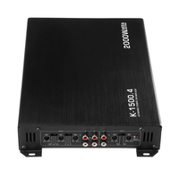 Ampli stéréo automatique de puissance damplificateur de voiture de la voiture 4 Channle 2000W de CC 12V