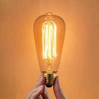 Ampoule à incandescence E27 25W 220V ST64 Ampoule rétro Edison