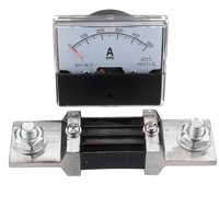 Ampèremètre analogique de panneau de pointeur ampèremètre DC 0-500A 500A avec shunt