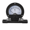 Ampèremètre de courant analogique rond de compteur de panneau 62C2 Ampère DC 0-50A avec shunt