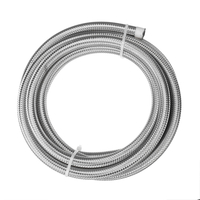AN3 AN4 AN6 AN8 AN10 10FT 304.8cm Tuyau de carburant Ligne de gaz dhuile PTFE Acier inoxydable tressé