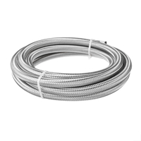 AN3 AN4 AN6 AN8 AN10 8FT 243.84cm Tuyau de carburant Conduite de gaz dhuile PTFE Acier inoxydable tressé