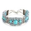 Ancien Colorful Strass Perles Bracelet Turquoise Bracelet Bracelet cadeau pour les femmes