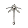 Ancre de grappin pliante de bateau de type parapluie en acier inoxydable marin de 1, 5kg / 3, 3 lb pour yachts et navires
