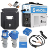 ANDELI MIG-250E AC220V EU Plug Numérique Ménage Monophasé Mini MIG Machine De Soudage Soudage sans Fil De Flux De Gaz On