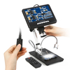 Andonstar AD207 outil de soudure de Microscope numérique 3D de 7 pouces pour réparation de téléphone / PCB / SMD avec fo