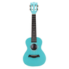 Andrew 23 pouces Okoume High Molecular Carbon String Ukulélé bleu pour guitariste