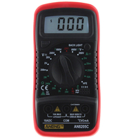ANENG AN8205C Multimètre numérique Compteur de tension AC / DC DC Ampère Résistance Détecteur de température -20 ℃ ~ 130