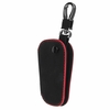 Anneau de couverture de cas de clé de peau de cuir de fibre de carbone de voiture pour Mercedes AMG ACES GLA GLC CLA