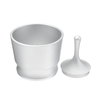 Anneau de dosage en aluminium pour la poudre de café de bol de brassage pour le bourreur de café de 58MM