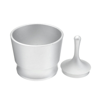 Anneau de dosage en aluminium pour la poudre de café de bol de brassage pour le bourreur de café de 58MM
