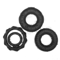 Anneaux de coq en Silicone flexible retard de temps éjaculation anneau dérection serrure sperme mâle ceinture de Ch