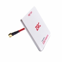 Antenne à panneau plat à gain élevé polarisée circulaire ZRC 5.8GHz 14dBi SMA/RP-SMA LHCP / RHCP pour émetteur FPV