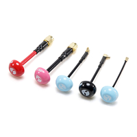 Antenne FPV à gain UFO 2 5.8GHz 2.5dBi RHCP avec prise SMA/RP-SMA / UFL / MMCX / MMCX-L en option pour drone de course R