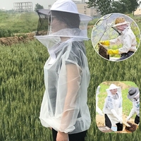 Anti-Bee Vêtements Cap Voile Respirant Demi Corps Apiculture Costume De Protection Outil Anti Bird Bird