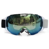 Anti-buée UV double lentille Outdooors Snow Snowboard Masque de ski Lunettes de casque de moto