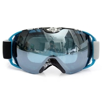Anti-buée UV double lentille Outdooors Snow Snowboard Masque de ski moto Vélo équitation casque lunettes