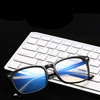 Anti-fatigue ordinateur miroir lunettes de protection contre les radiations bleu lumière bloquant des lunettes hommes fe
