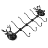 Antique Animal Tête Cerf Cerf Crochet Mur Mont Hanger Fonte Rack Titulaire Home Decor