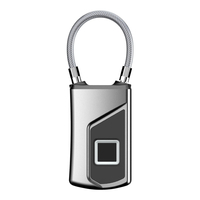 Anytek L1 Étanche À Lempreinte Digitale Smart Padlock Keyless Serrure De Porte USB Charge Anti-vol